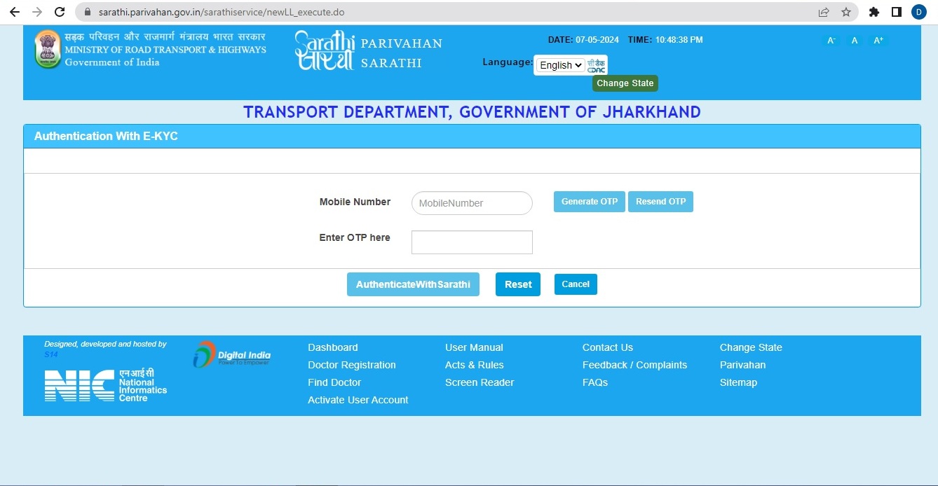 jharkhand driving license online banaye